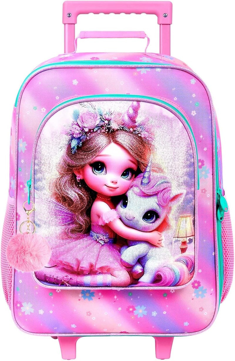 GXTVO Kids Suitcase with Wheels for Girls and Boys, Rolling Carry on Luggage for Toddler Children - Image 1